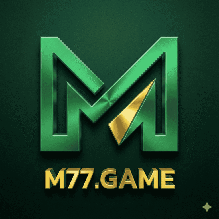 M77 Game - official app home screen showing online gaming features